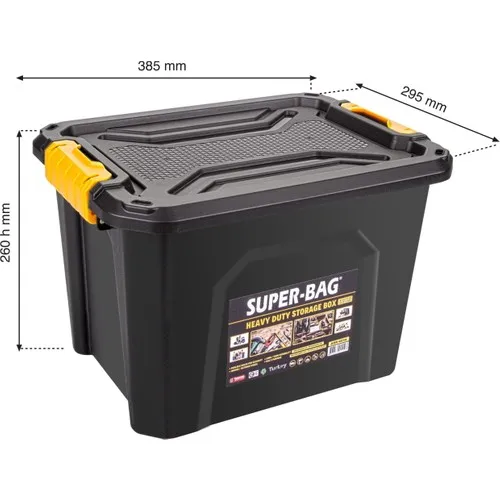 Super-Tasche Lagerung Box 18 Lt ASR-4034
