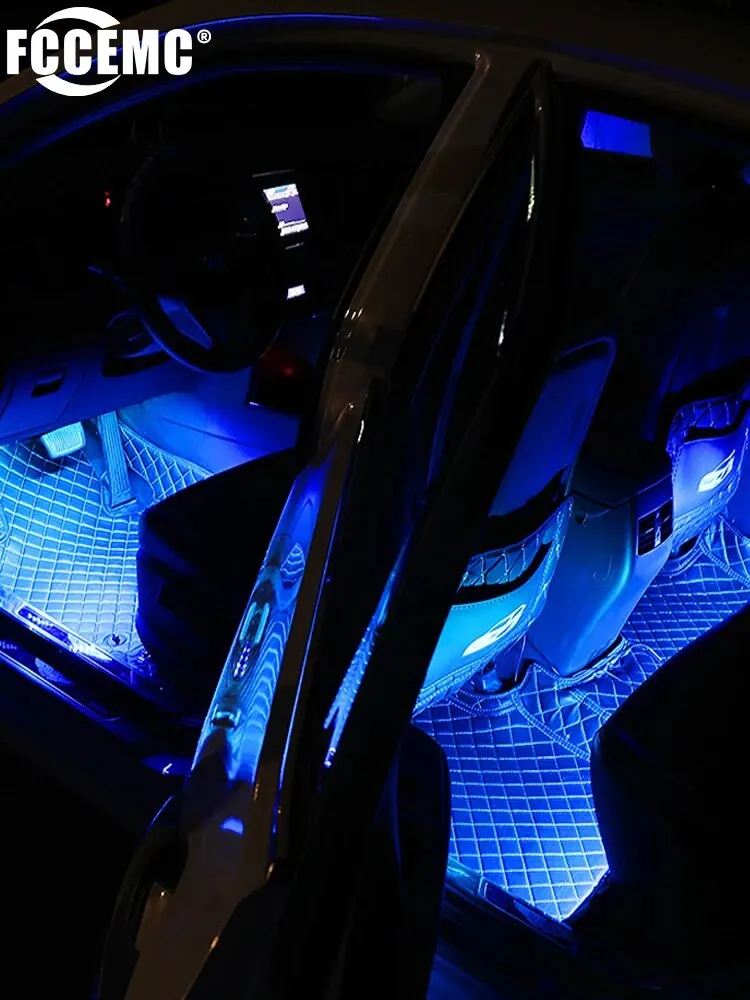 Universele auto RGB-sfeerverlichting LED-strip interieur sfeerlampen 8 kleuren decoratieve off-road 4x4 SUV auto-accessoires - afbeelding 2