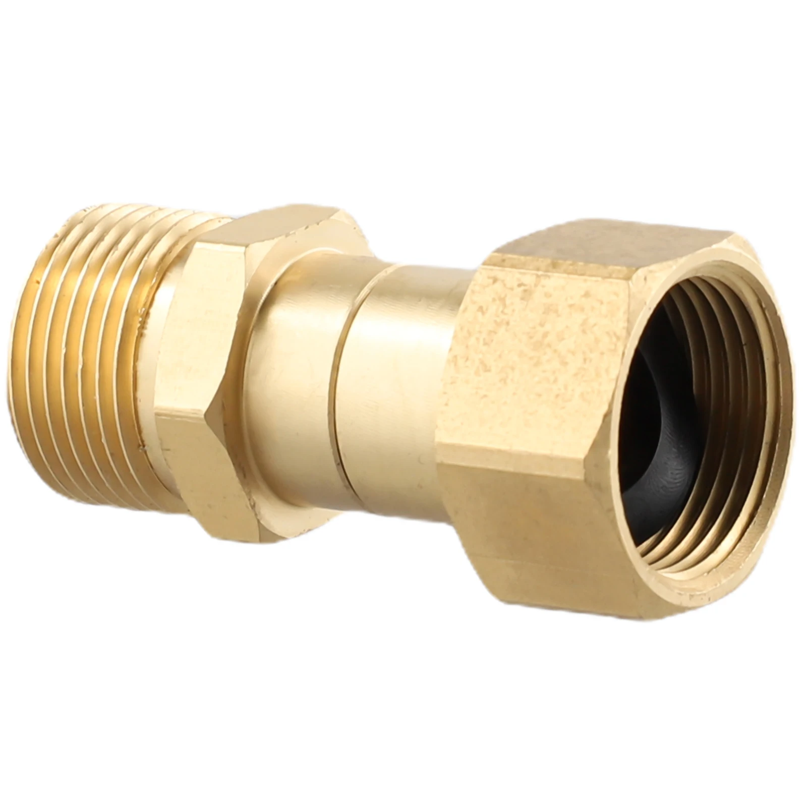 M22 14mm Thread Pressure Washer Swivel Joint Fitting Brass Rotation Connector Swivel Adapter Pressure Washer Accessories image 6