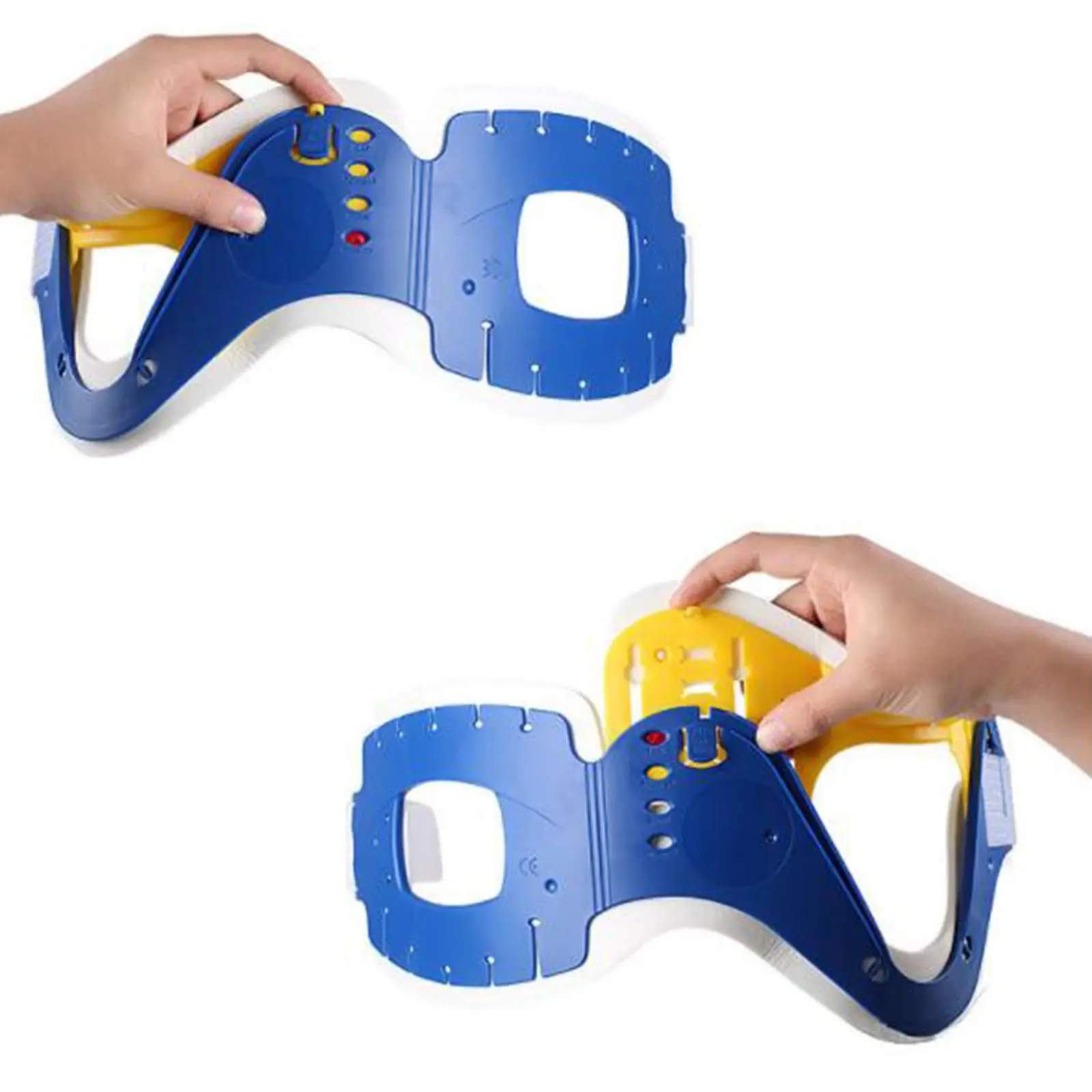 

Устройство для вытяжения шеи: регулируемый пластиковый воротник из пеноматериала для физиотерапии, поддержки при болях в шее и расслабления позвоночника