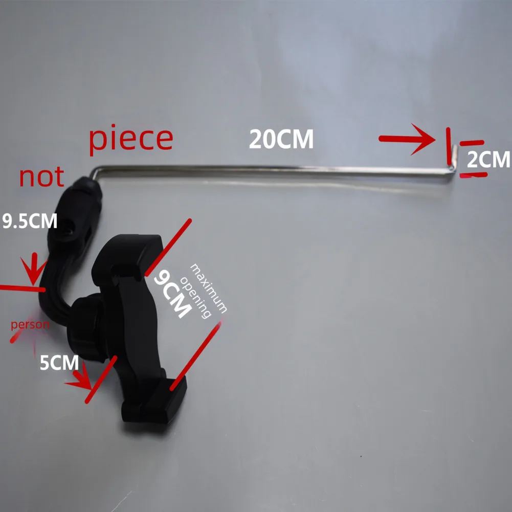 Supporto per telefono portatile per sassofono con clip musicale regolabile per supporto per telefono cellulare per tromba sax contralto per concerto di musicisti