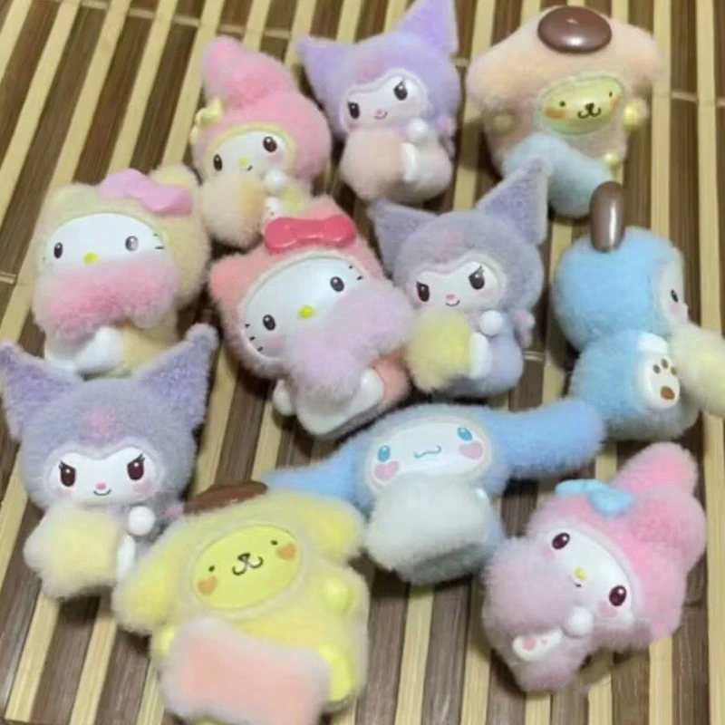 New 18pcs Cartoon Cinnamoroll Toys Action Figures Cinnamoroll Set Kawaii Tabletop Decoration Room Ornament Kids Gift Genuine