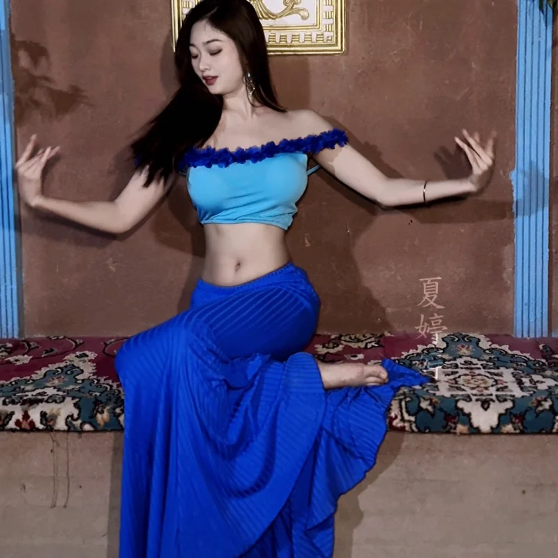 

New belly dancing performance costume for women high-end sexy temperament set adult oriental dance professional practice outfit