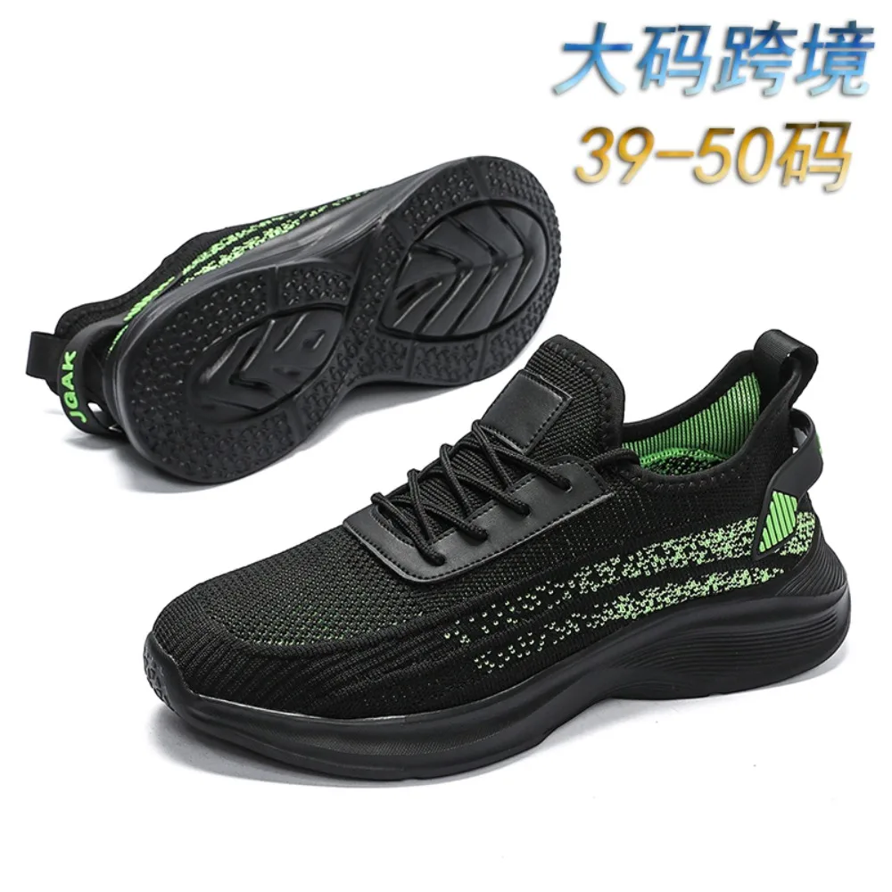 

2026 New Men's Sports Shoes Breathable Mesh Lightweight Cushioning Running Shoes Large Size Fashion Casual Sneakers