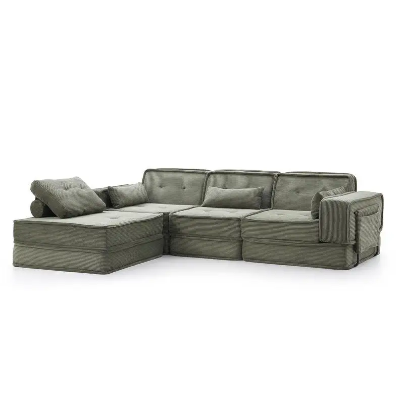 

Vacuum Compressed Customize Size Small Packing Volume Sectional Sofa Couch for Living Room
