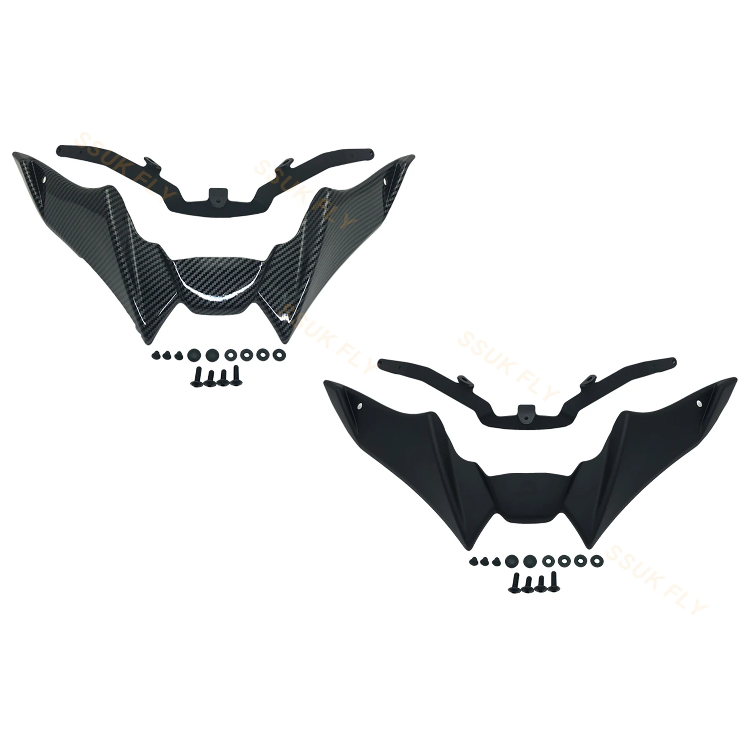 

Fit For YAMAHA MT-09 MT09 MT 09 SP 2021-2023 Motorcycle Front Wheel Fender Beak Nose Cone Extension Extender Cowl Spoiler Cover