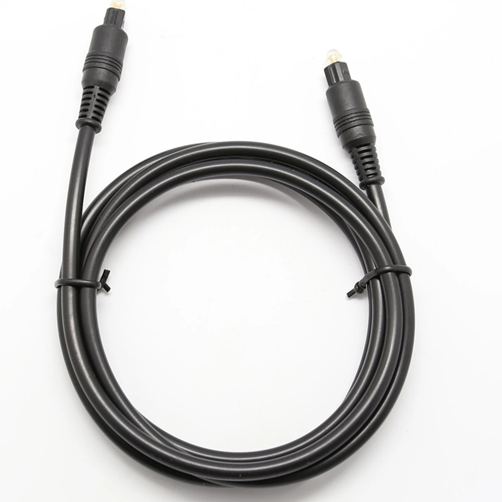 Toslink Digital Optical Audio Cable for Audio System, Sound Bar, Amplifier, Home Theatre, Gold-Plated Connector, up to 15m Black