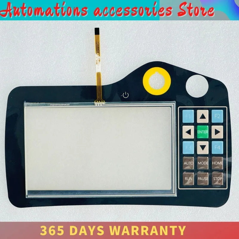 Touch Screen Panel Glass Digitizer for HMC07-R412H555 HMC07-R412H5C5 HMC07-N412H5CA with Front Membrane Keypad Overlay Film