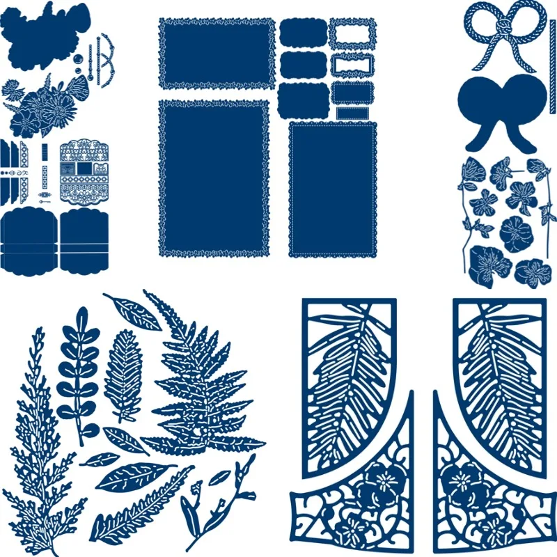 Shape of the Flowers in Full Bloom Is Very Similar to a Butterfly Cutting Dies Scrapbook Diary Decoration Stencil Embossing Temp