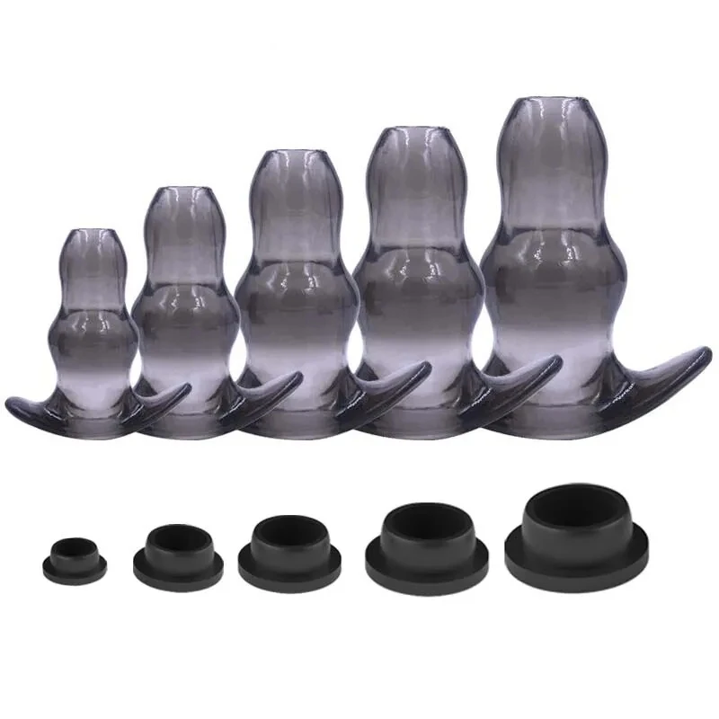 

Hollow Anal Plug/Dilator/Dildo Soft Speculum Prostate Massager Butt Plugs Set Intimate/Enema Sex Toys For Women Men Buttplug