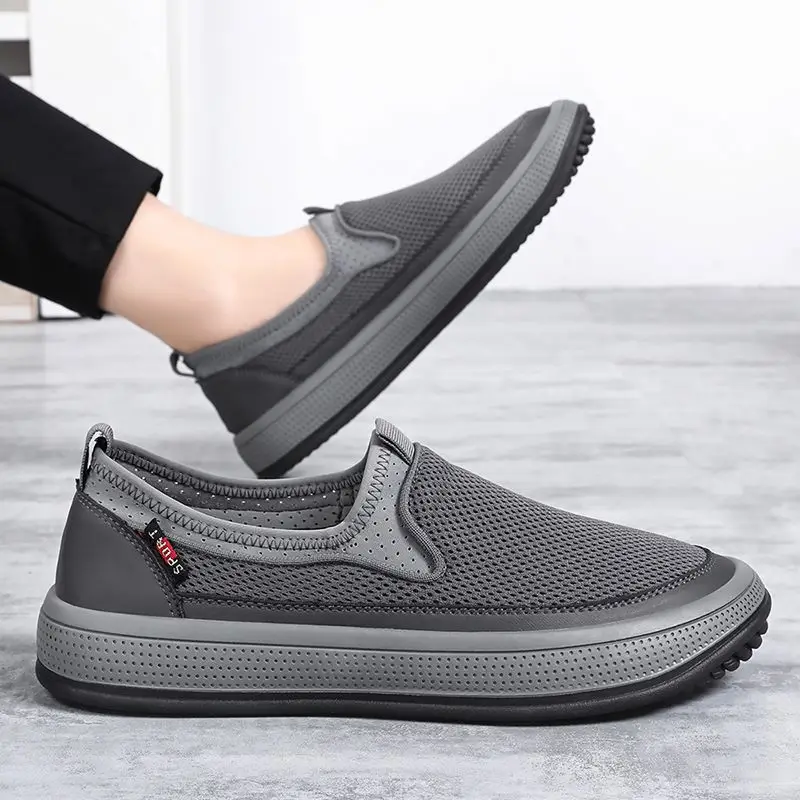 Casual Men\'s Tennis Canvas Loafers Breathable Male Sneakers Soft Sole Sports Shoes Skateboard Men Outside Luxury Brand Sneakers