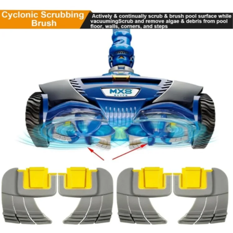 For Zodiac MX8 MX6 Elite Pool Cleaner Kit Tire Bearing Drive Shaft Cyclone Brush Complete Set