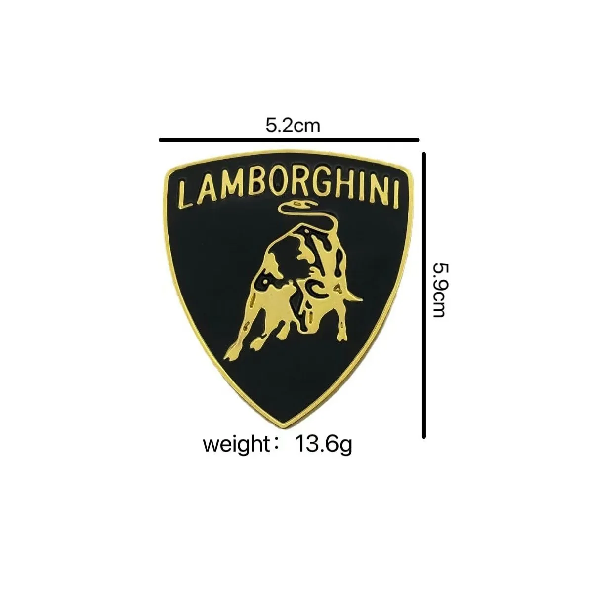 Metal Car Logo Motorcycle Sticker Side Window Label Sports Stickers For Lamborghini Urus Huracan Aventador Premium Accessory