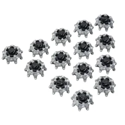 14/28 PCS Golfs Metal Stud Screw In Golfs Spikes Replacement Metal Thread Golfs Shoe Spikes Replacement Easy To Install Cleats