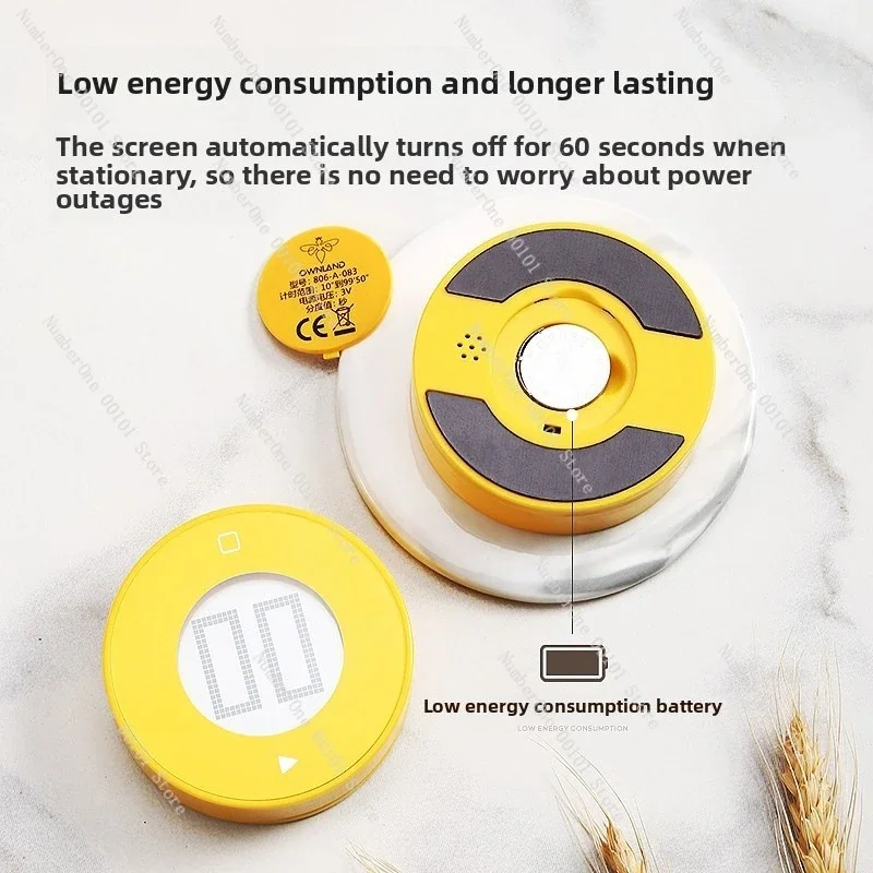 Magnetic Digital Timer, Multifunctional Electronic Countdown Clock For Kitchen Cooking & Student Study Reminder