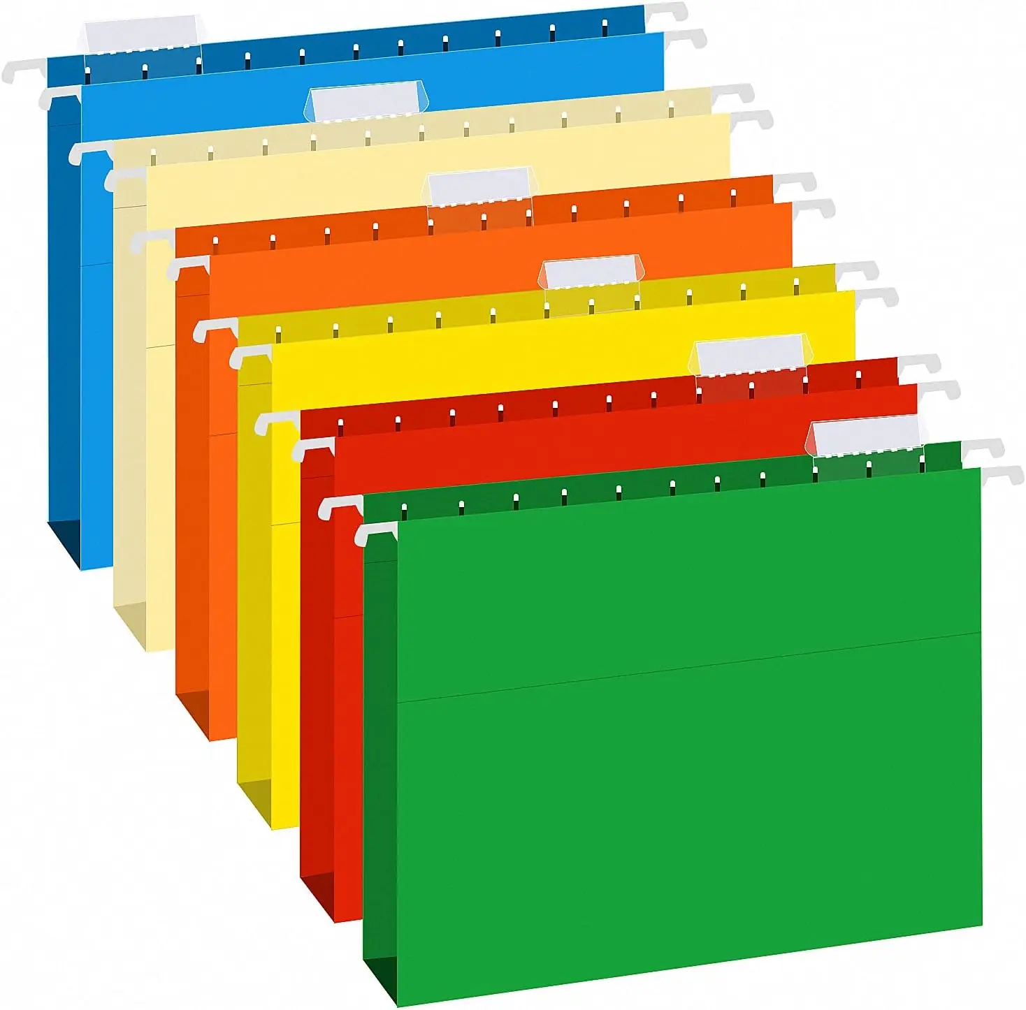 

Extra Capacity Hanging File Folders, 30 Pack Letter Size Reinforced Hanging Folders with Heavy Duty 1 Inch Expansion for B