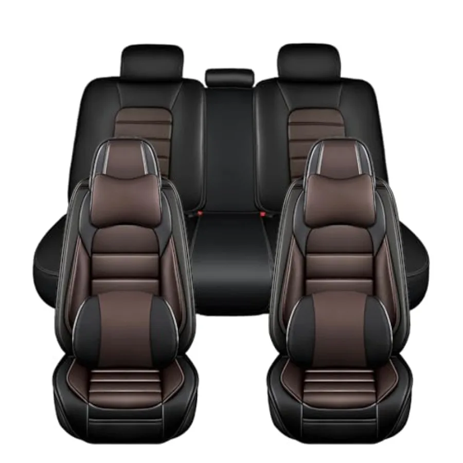 أغطية مقاعد السيارة العالمية لسيارة إنفينيتي Q50 الهجين 20142018 أغطية مقاعد مريحة ومضادة للانزلاق حماية مقعد جلدي مقاوم للماء