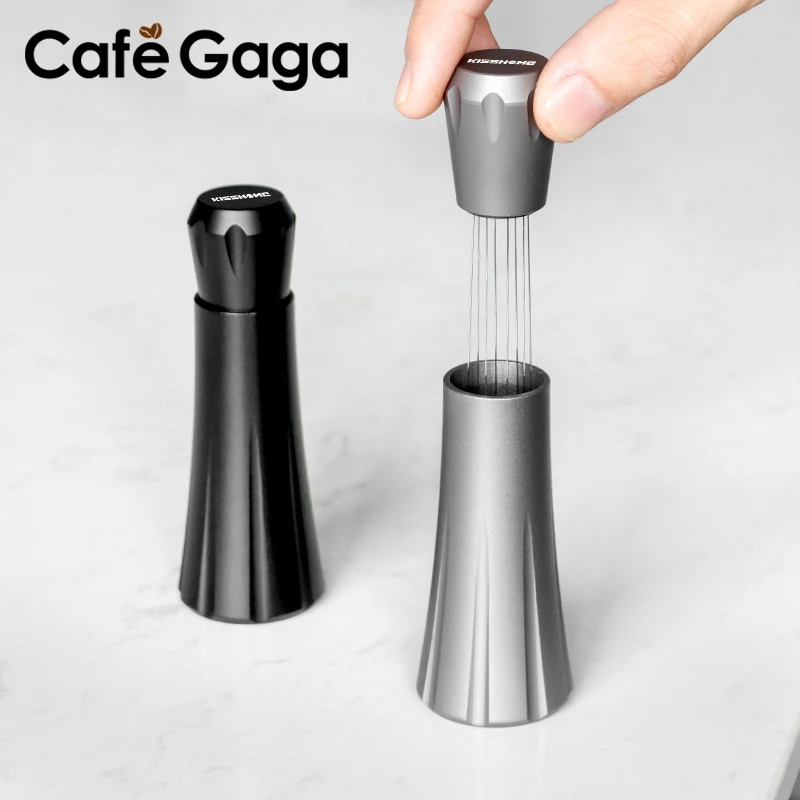 304 Stainless Steel WDT Tool With Stand Coffee Needle Distributor Espresso Stirrer Coffee Powder Tamper Barista Accessories