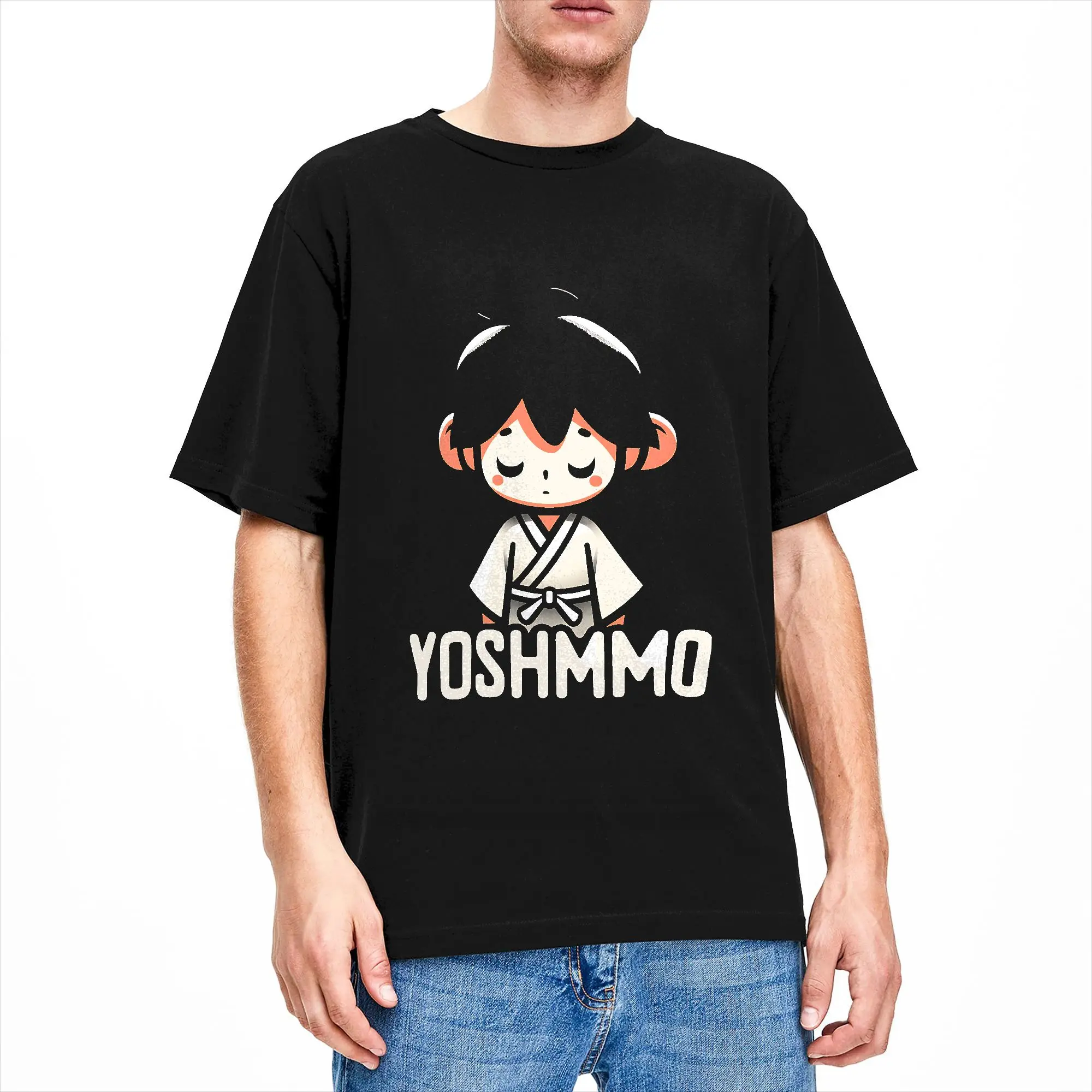 Yoshitomo Nara T-Shirt Men's  Aesthetic T Shirts Summer O Neck Trendy Cool Tees Pattern Plus Size Clothing