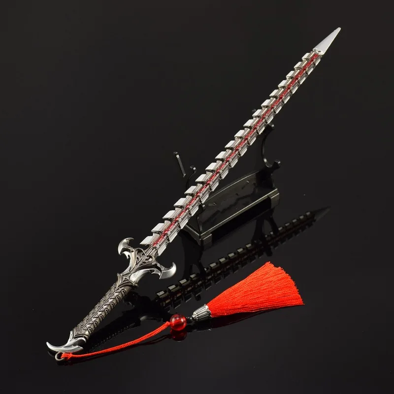 30 سنتيمتر مهمة لعبة ثعبان بليد الفضة الأفعى الرقص محيط سلاح نموذج سبيكة جمع الحرف زخرفة هدايا عيد اللعب الصبي #5