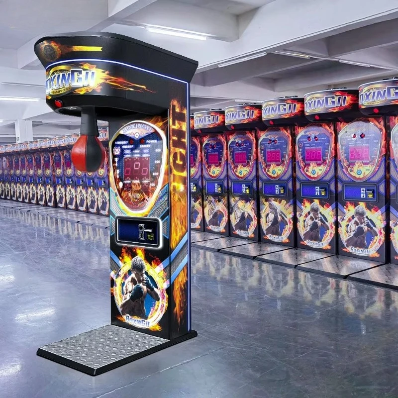 

Street Entertainment Ultimate Big Punch Power Slot Machine Electronic Punch Game Arcade Boxer Boxing Machine