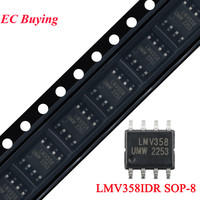 20pcs/10pc LMV358 LMV358IDR SOP-8 Two-Channel Low-Power Rail-to-Rail Operational Amplifier Chip IC Integrated Circ