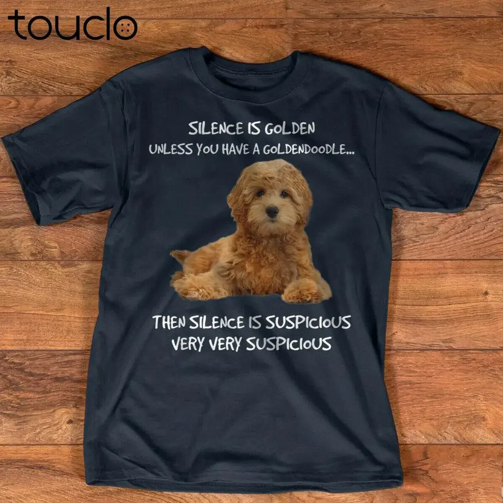 Silence Is Golden Unless You Have A Goldendoodle Funny Tee unisex