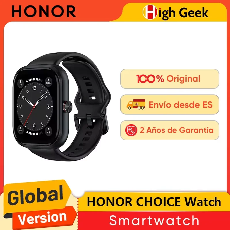 Global Version HONOR CHOICE Watch 1.95" AMOLED Display All day Health Monitoring Bluetooth Calling