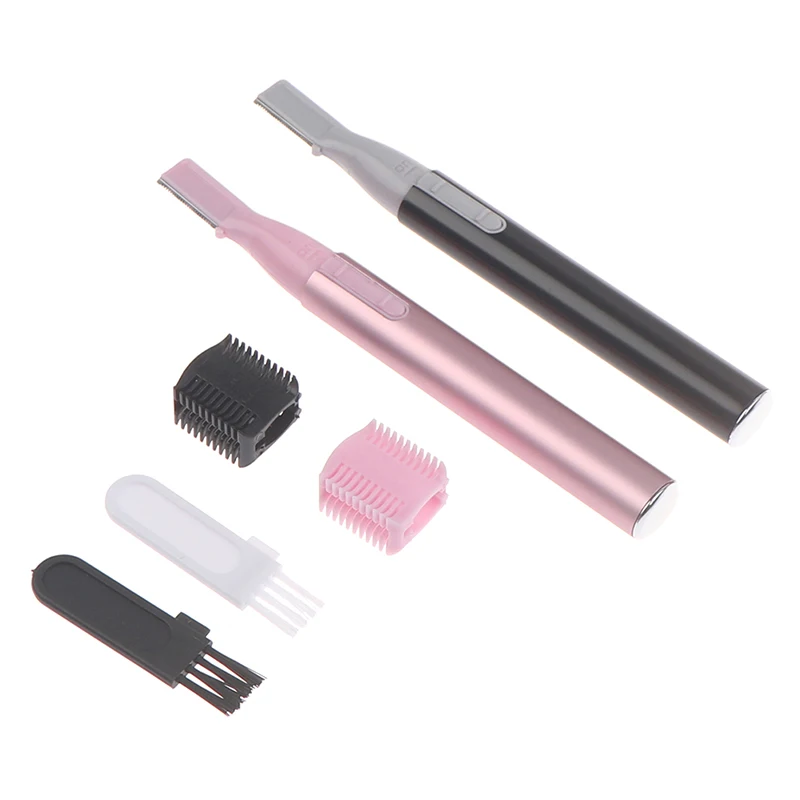 Electric Face Eyebrow Scissors Hair Trimmer Mini Portable Women Body Shaver view 5