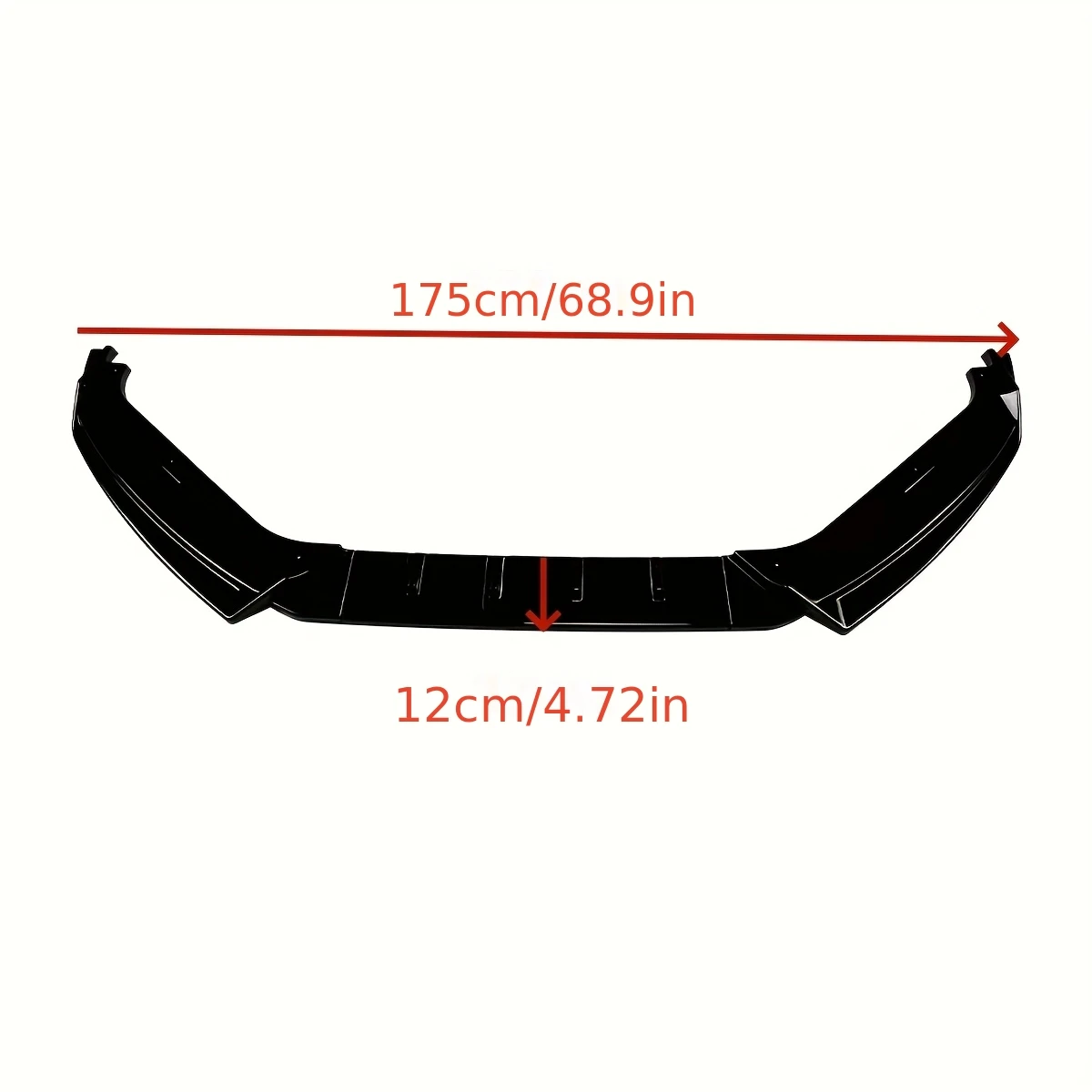 For Volkswagen For Scirocco MK3 Rline GTS 2008-2014 Front Bumper Lip Spoiler Lower Bumper Exterior Body Kit