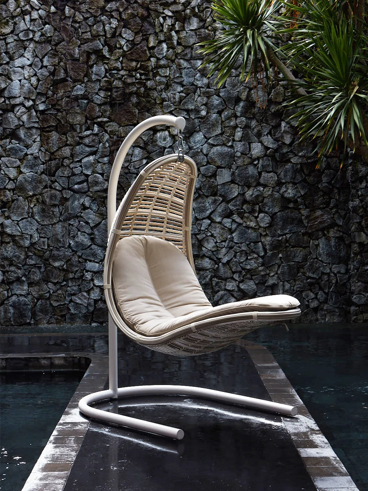 Outdoor hammock, hanging basket, rattan woven recliner, swing, household indoor rocking chair, balcony, bird's nest