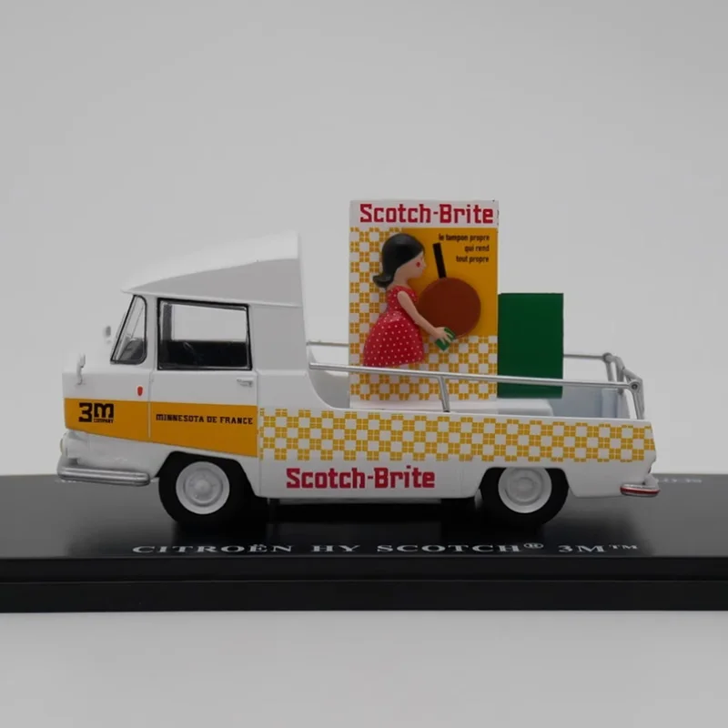 IXO 1:43 Scale Citroen HY Scotch 3M Van Alloy Car Model Diecast Finished Product Simulation Toy Static Model Display