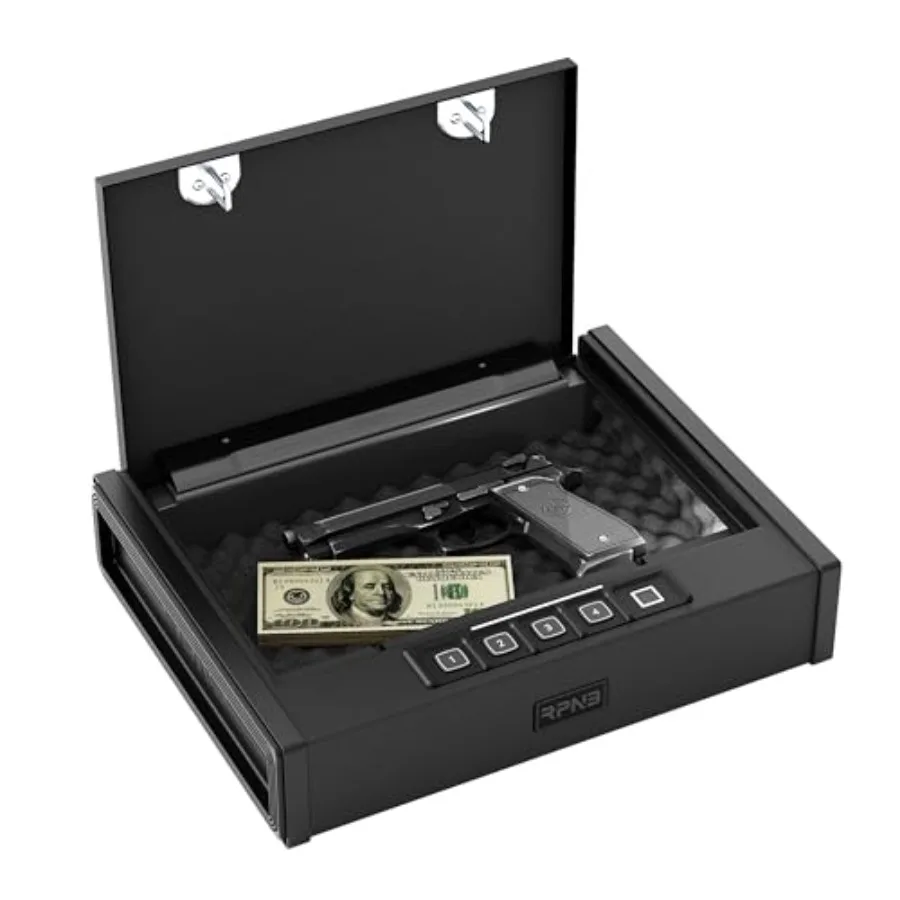 

Сейф для оружия с быстрым доступом: сейф для пистолетов с биометрическим сканером отпечатков пальцев или быстрой электронной клавиатурой