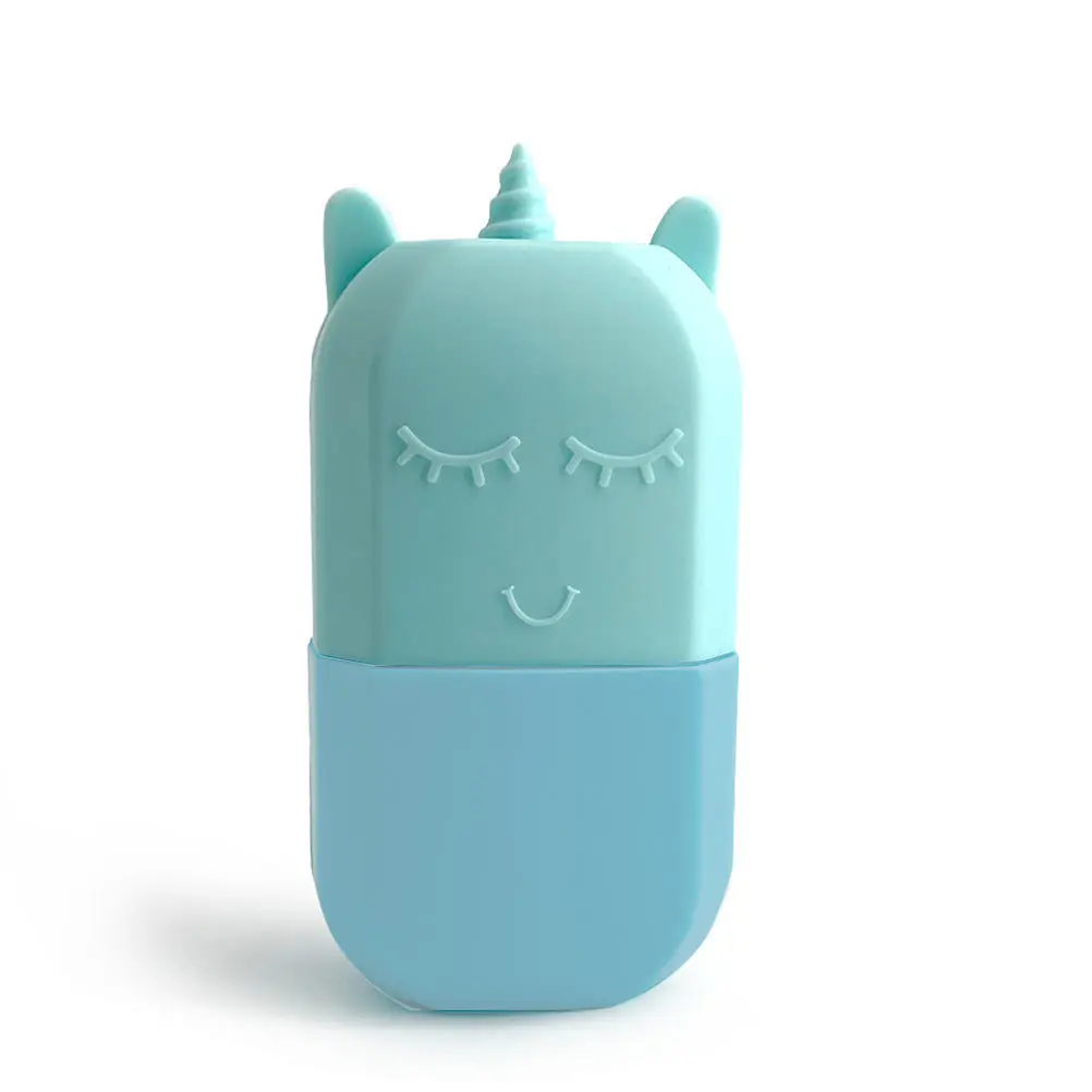 

Face Massager Unicorn Ice Tray Skin Roller for Eyes Blue Facial Women Cold Miss