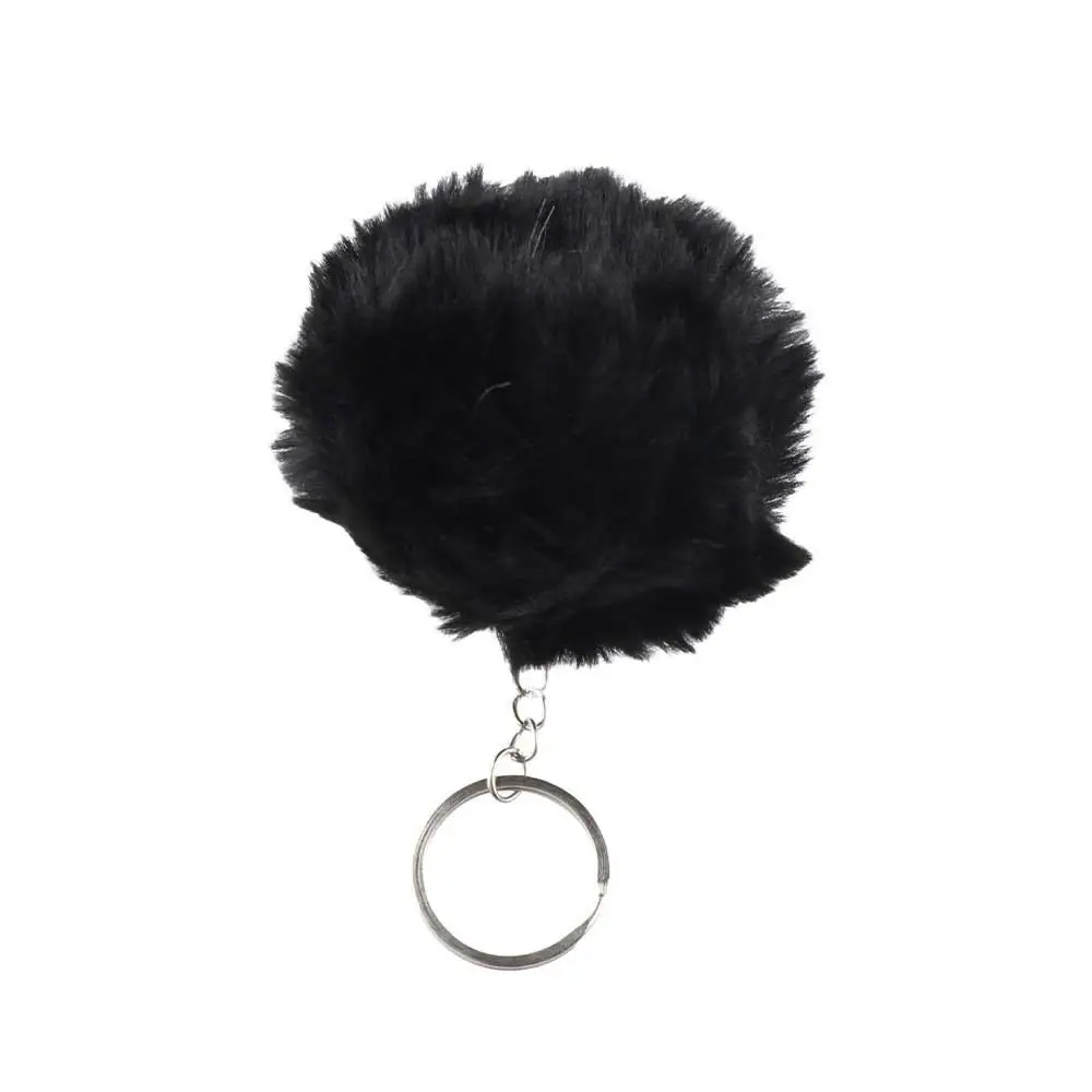 

Soft 20 Colors Fluffy Fur Pompom Jewelry Fur Ball Fashion Accessories Key Ring Keychains Key Chain