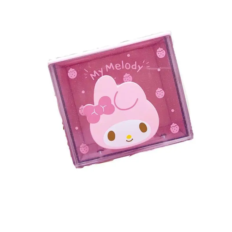 2023 Sanrio Storage Box Kawaii hellobykitty Kuromi Cinnamoroll scatola di smistamento Desktop giapponese nuovo cartone animato scatola di gioielli ragazza carina regalo