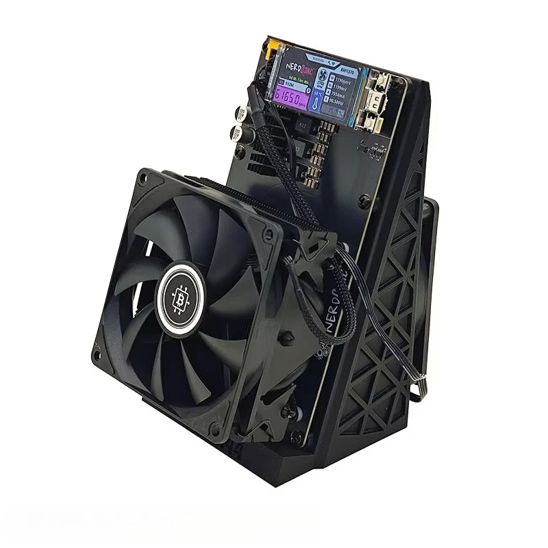 

Совершенно новый Bitaxe NerdQaxe++ Rev6.1 100 Вт с воздушным охлаждением BTC Mining Machine Nerd Miner SHA-256 Bitcoin Asic Lottery Miner Solo Miner