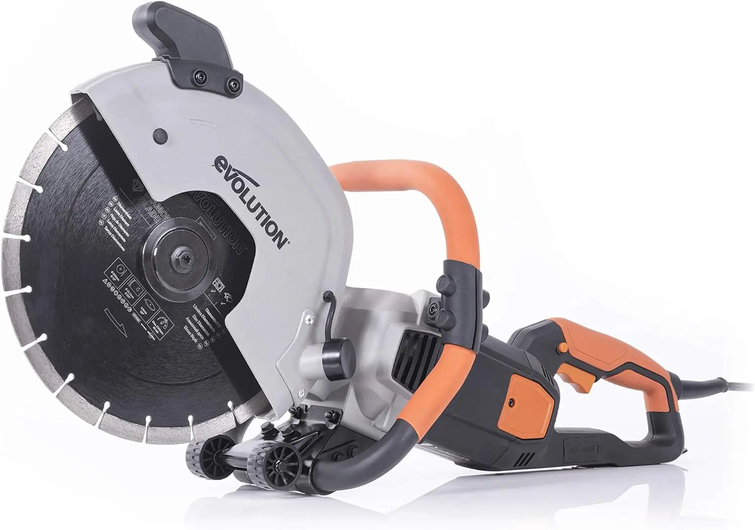 Evolution Power Tools R300DCT 12 inch Concrete Saw (Aka Circular Saw, Angle Grinder, Chop / Power Cutter) Electric Motor