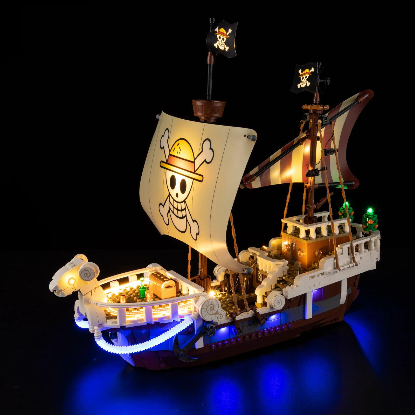 

Lighting Set For LEGO One Piece Pirate Ship Going Merry 75639 Set With Ship Not Include Building Block (Only Led Light Kit)