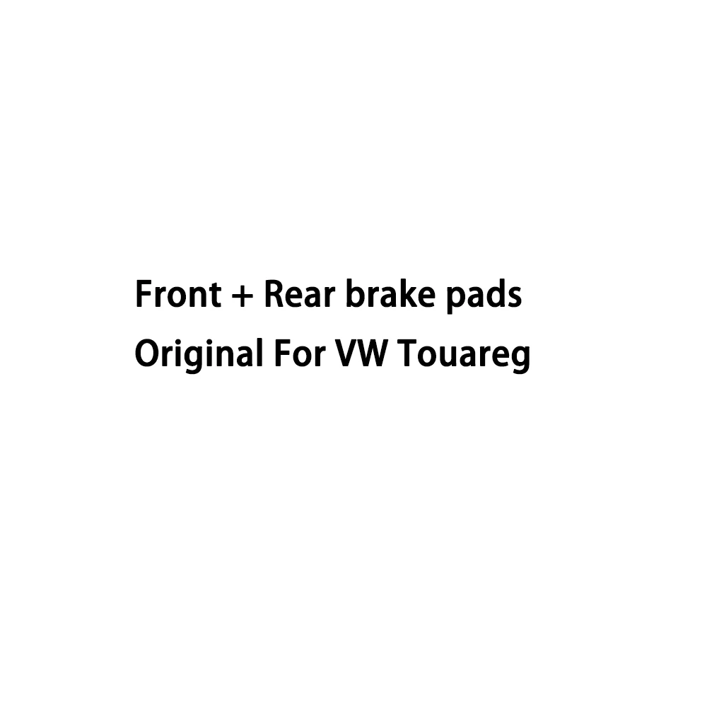 

Front + Rear brake pads Original For VW Touareg