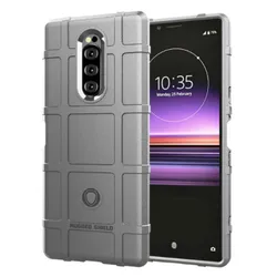 Shield Phone Cover for Sony xperia 1 Shockproof Matte Rubber Cases for Sony Xperia XZ4 Armor Heavy Silicone Case Bumper