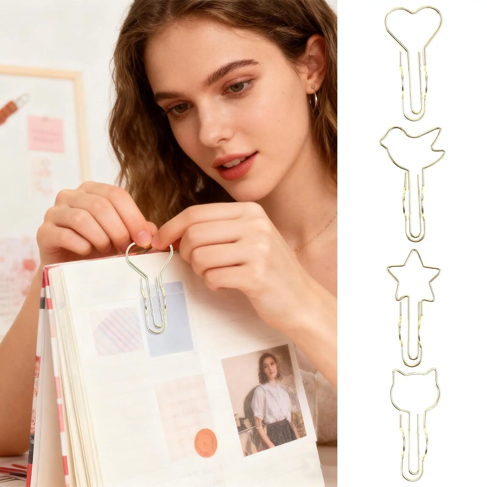 

Pen Clip For Notebook 20 Pieces Metal Bookmark Journal Page Clips For College Home School Work Stationery Organization Notebook