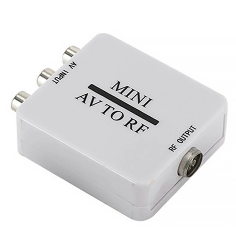 / A / V สายวิดีโอคอมโพสิตเป็นตัวแปลง RF / โคแอกเซียล / โคแอกเซียล - ทีวีโมดูเลเตอร์ที่รองรับ