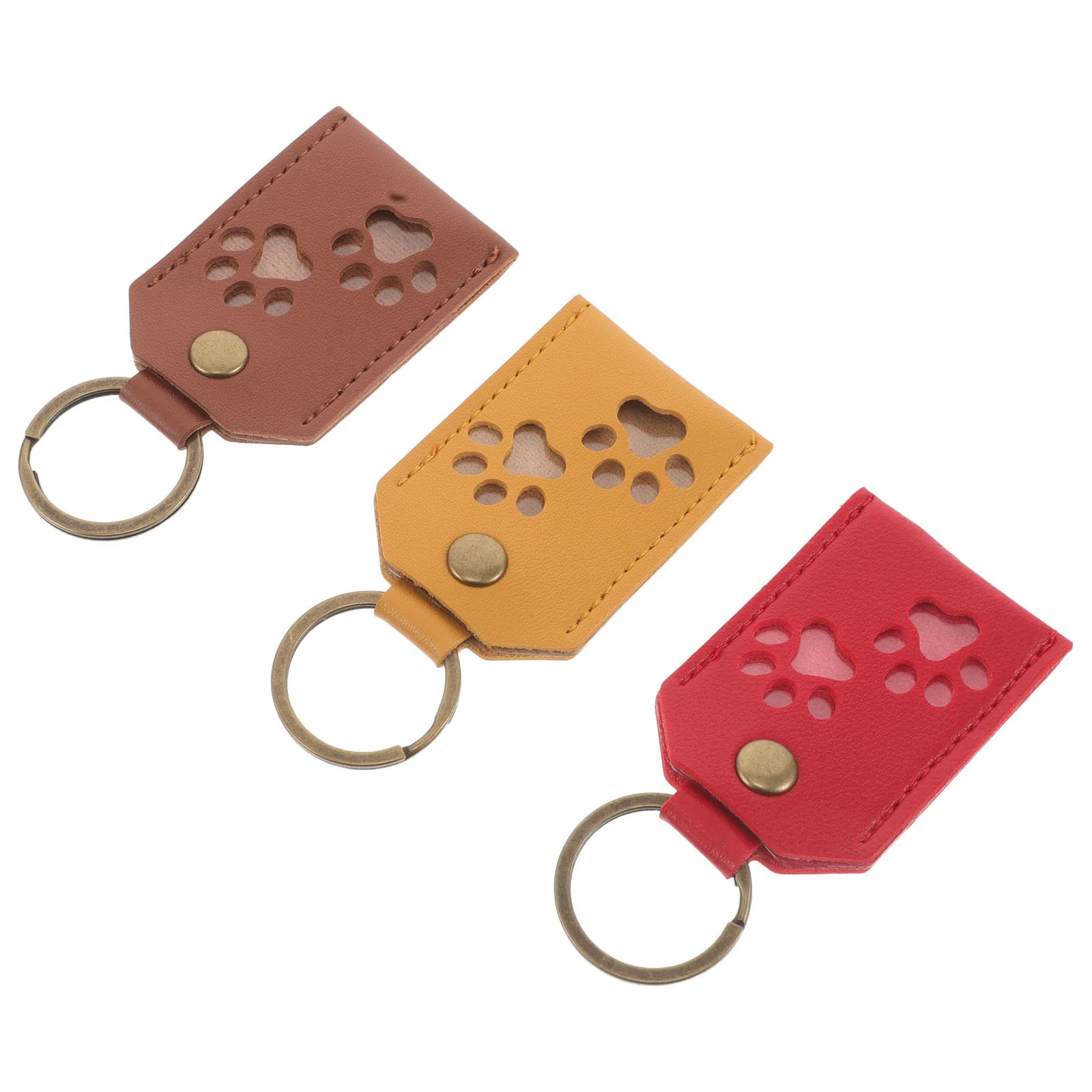 

3Pcs Pet Hair Memorial Keychain Transparent Keepsake for Cats Dogs Rabbits Birds Scratch-Resistant Sealed Container Sentimental