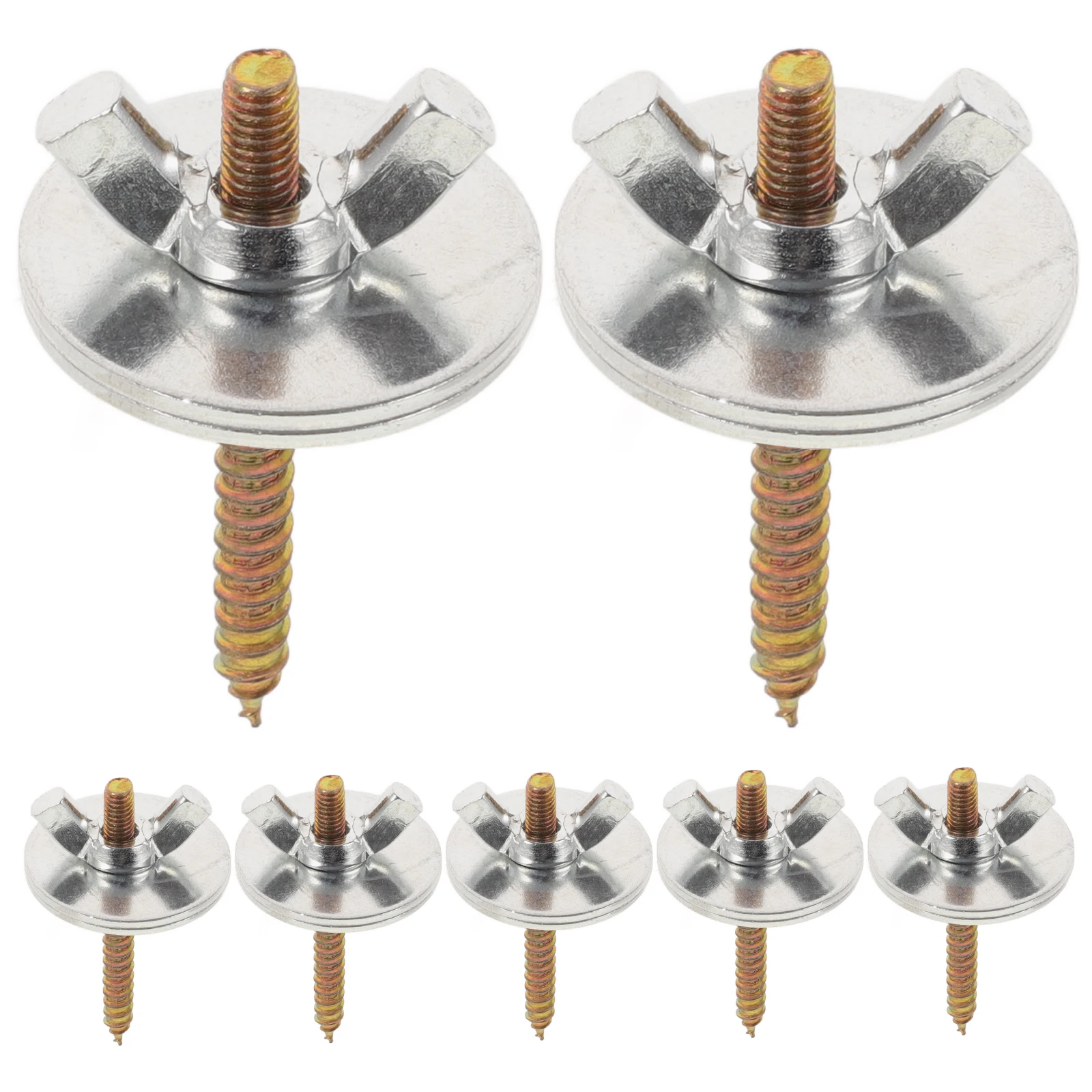 10 مجموعة 10 مجموعات الطيور محطة الرف الملحقات المسمار غسالات الجوز قفص جثم تحديد الأجهزة قفص العصافير حامل قضيب جبل