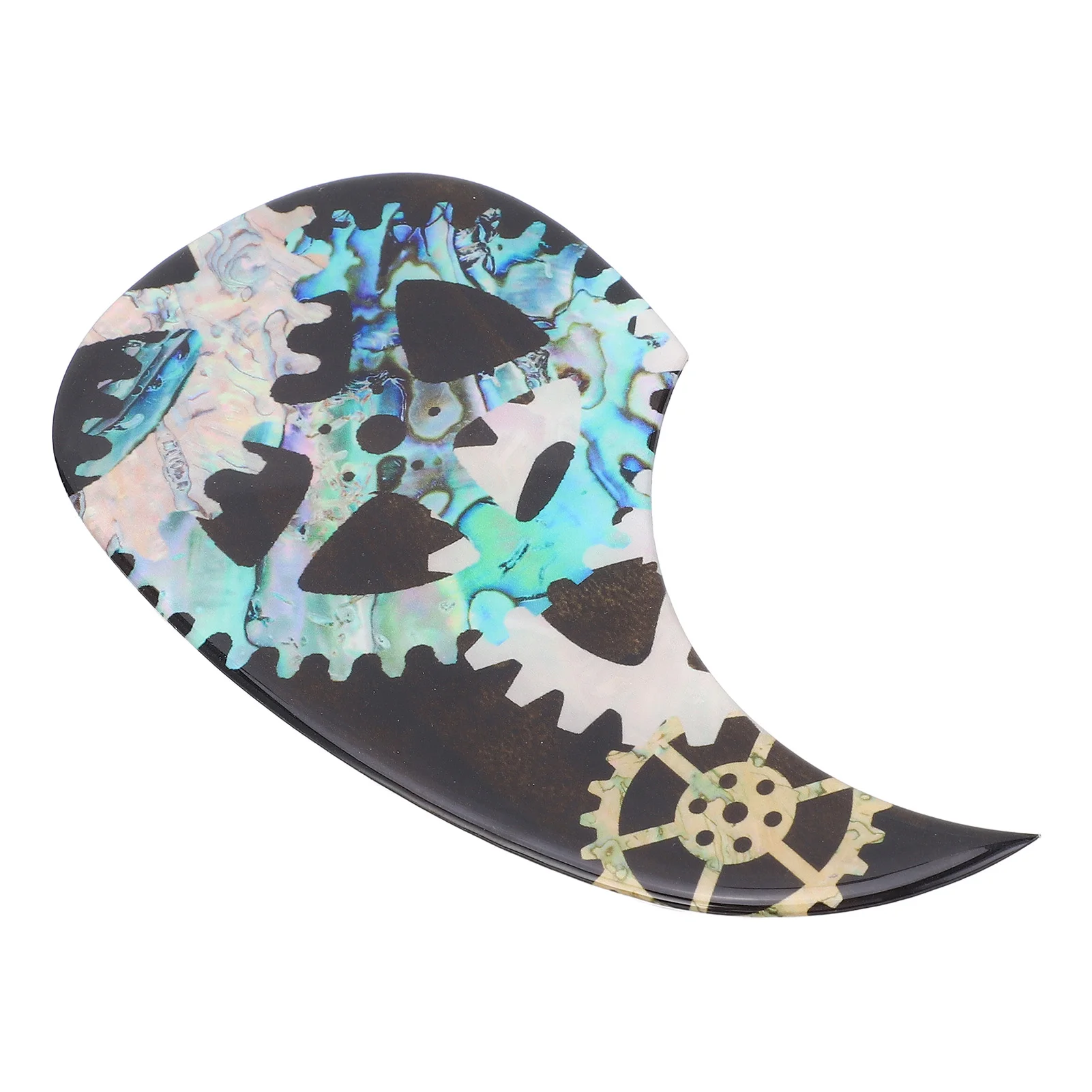 

Acoustic Guitar Pickguard 2mm Thickness Self Adhesive Replacement Parts Scratch Guard Plate for Acoustic Guitar Celluloid