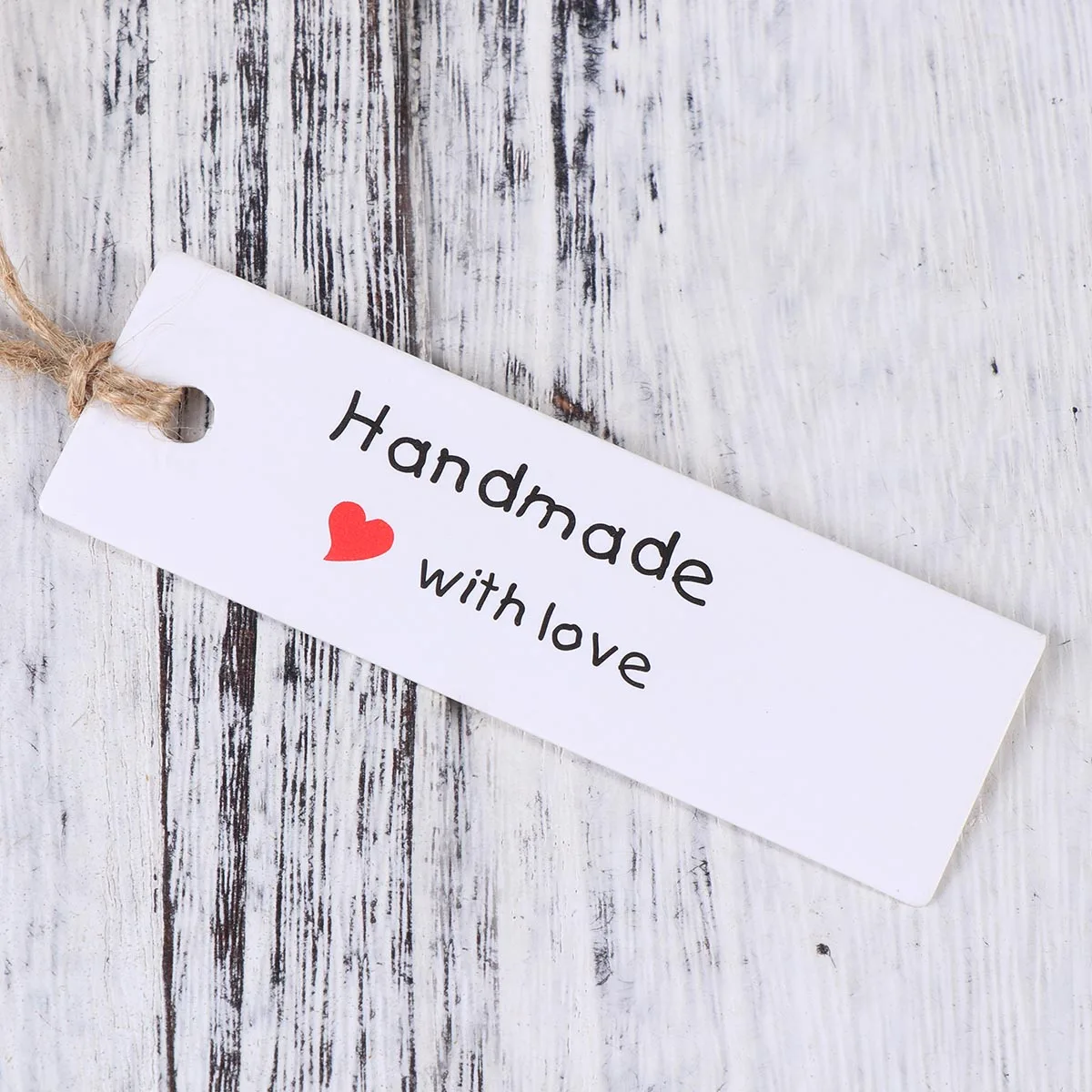

Handmade Tags Soft Rope Is Shaped Heart Decorative Tabs Wedding for Favors Paper Valentine Party Gift Label
