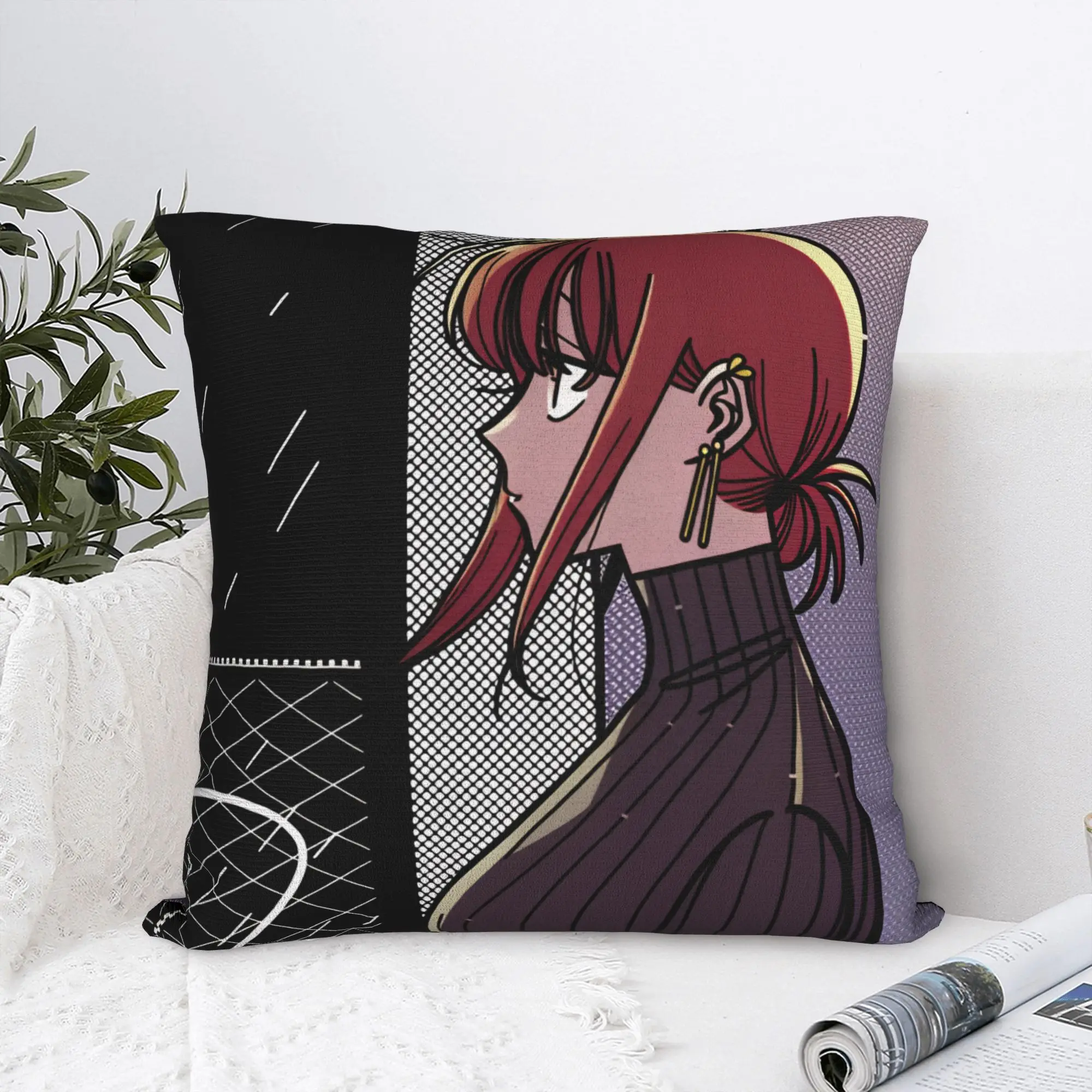 Smoking Behind Supermarket Yamada Pillow Cover  Fashion Pillow Case For Living Room Chair Comfy Pillowcases Gift