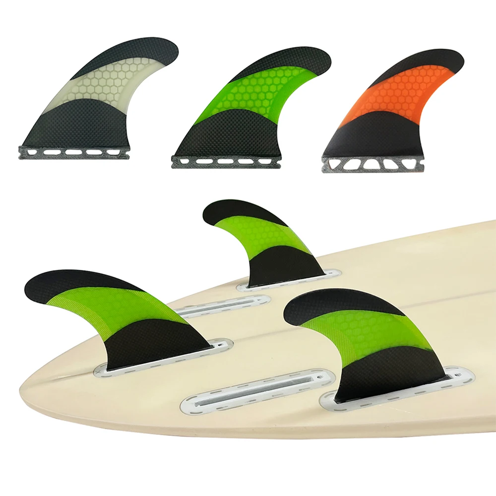 UPSURF FUTURE G5/G7 Carbon Surfing Fin Set-3Pcs Quilhas Surf Fins for Surfboard Christmas Gift Surfboard Accessory Tabla De Surf