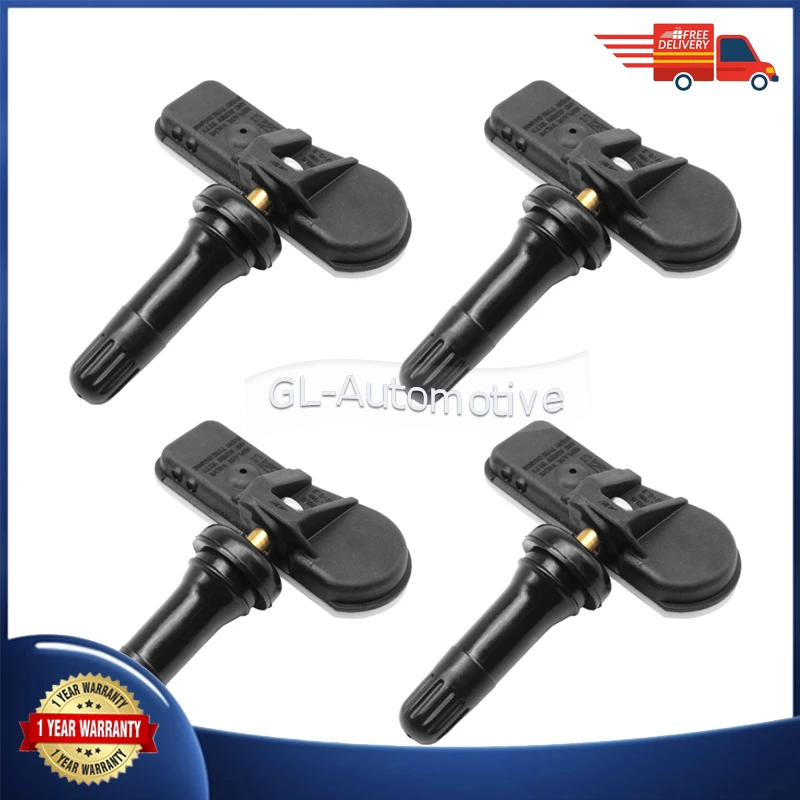 

4PCS TPMS Sensor Tire pressure monitoring sensor for Hyundai Bayon I20 Ix35 Santa Sonata Tucson 52933-C1100 52933-C8000 433MHz